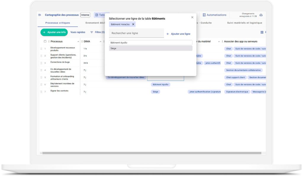 Import or build process and IT system mapping in Maltese.