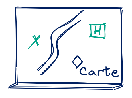 The map module allows you to project and visually share complex information.